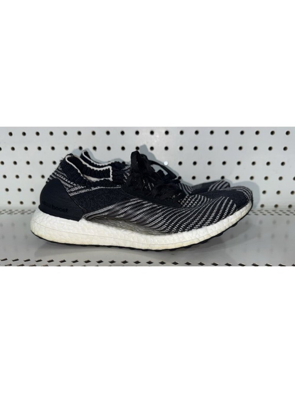 Adidas UltraBoost X Womens Athletic Running Shoes Size 7.5 Black Gray White